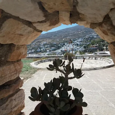 Paros Traditional Windmill In Lefkes Λεύκες