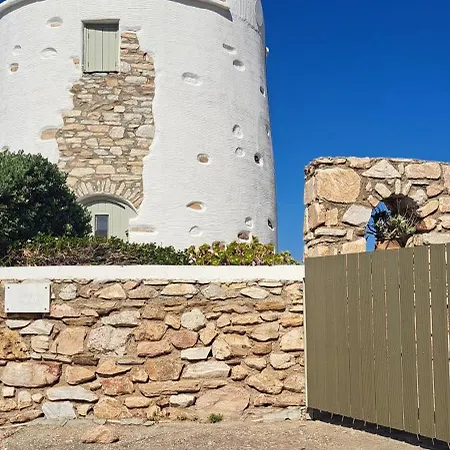 Paros Traditional Windmill In Lefkes *