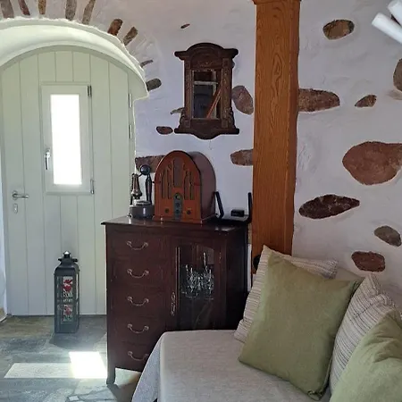 Paros Traditional Windmill In Lefkes * Λεύκες