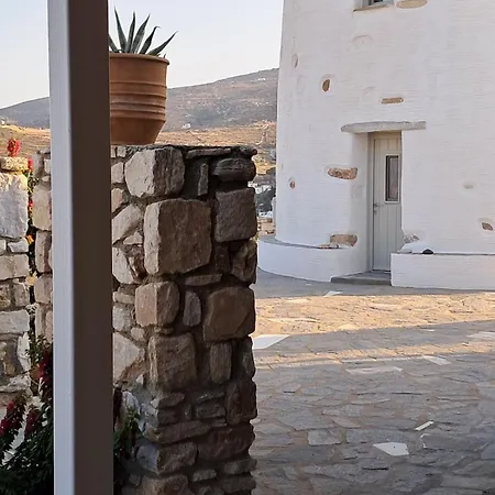 Paros Traditional Windmill In Lefkes * Λεύκες