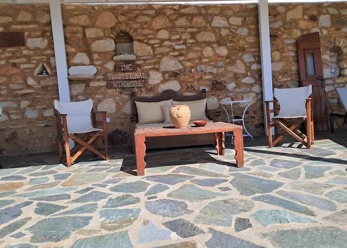 Paros Traditional Windmill In Lefkes *